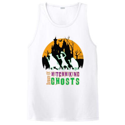 Beware Of Hitchhiking Ghosts Halloween PosiCharge Competitor Tank