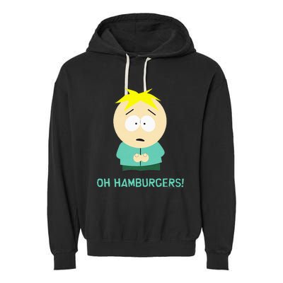 Butters Oh Hamburgers Garment-Dyed Fleece Hoodie