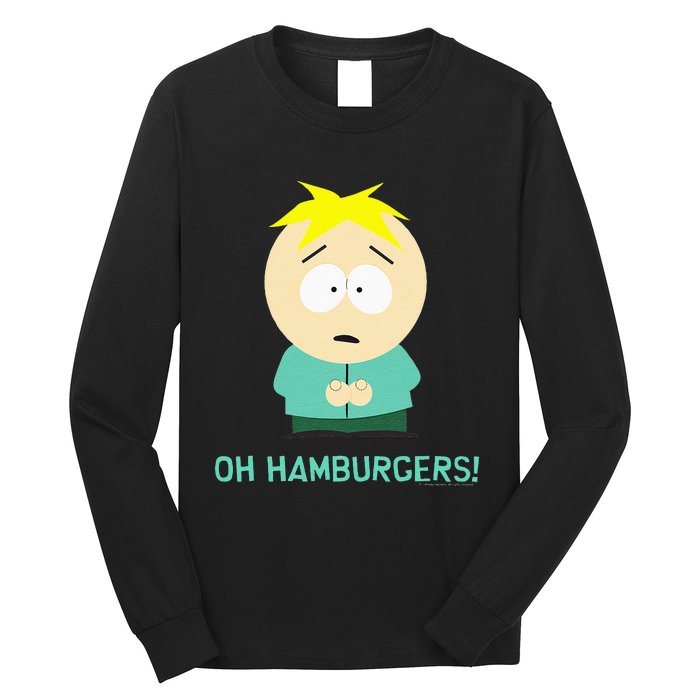 Butters Oh Hamburgers Long Sleeve Shirt