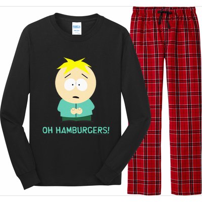 Butters Oh Hamburgers Long Sleeve Pajama Set