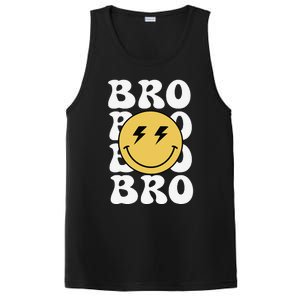 Bro One Happy Dude Birthday Theme Family Matching PosiCharge Competitor Tank