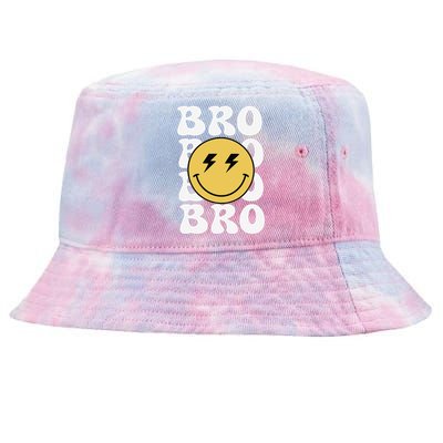 Bro One Happy Dude Birthday Theme Family Matching Tie-Dyed Bucket Hat