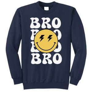 Bro One Happy Dude Birthday Theme Family Matching Sweatshirt