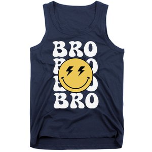 Bro One Happy Dude Birthday Theme Family Matching Tank Top