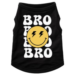 Bro One Happy Dude Birthday Theme Family Matching Doggie Tank