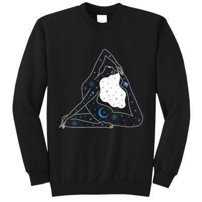 Boho Celestial Bodies Yoga Girl Sweatshirt
