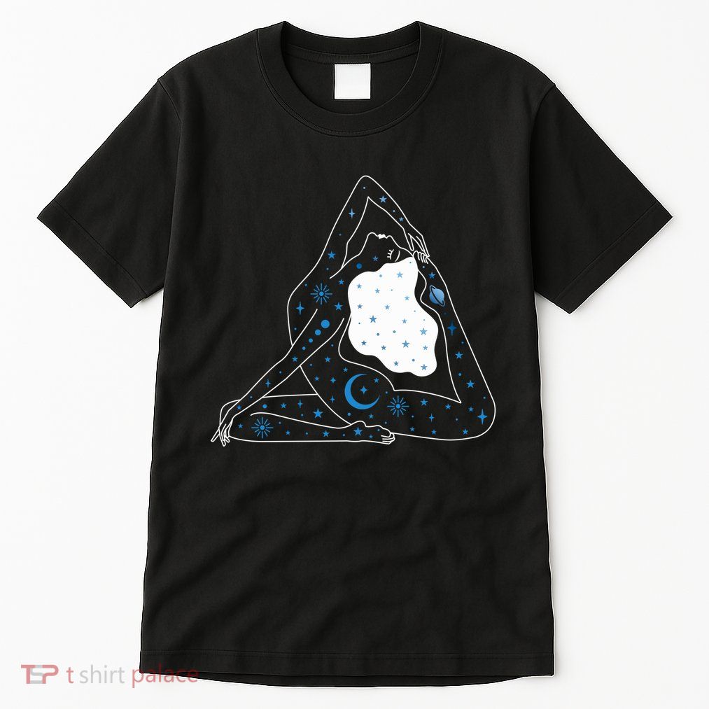 Boho Celestial Bodies Yoga Girl Tall T-Shirt
