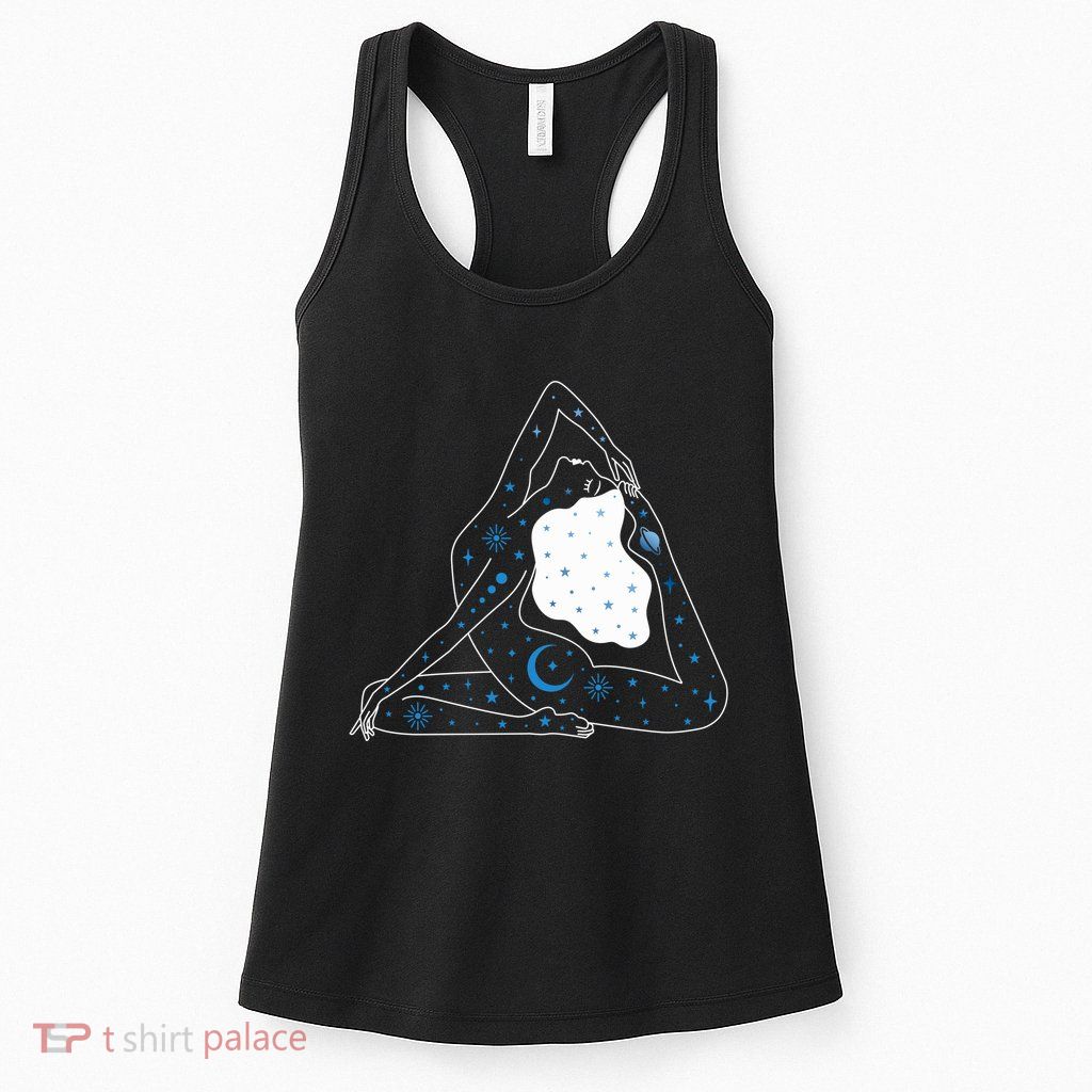 Boho Celestial Bodies Yoga Girl Womens Tank Top