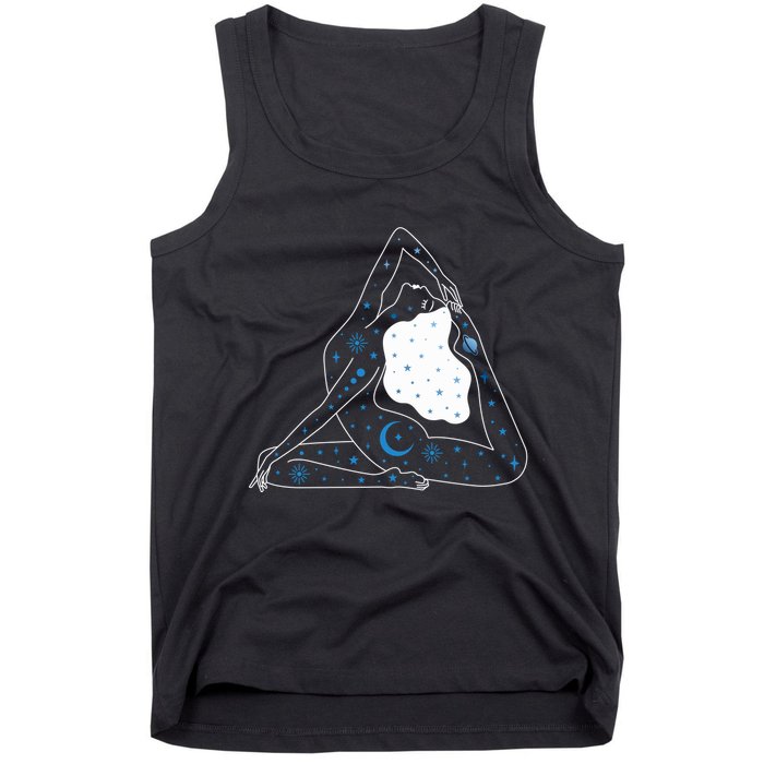 Boho Celestial Bodies Yoga Girl Tank Top