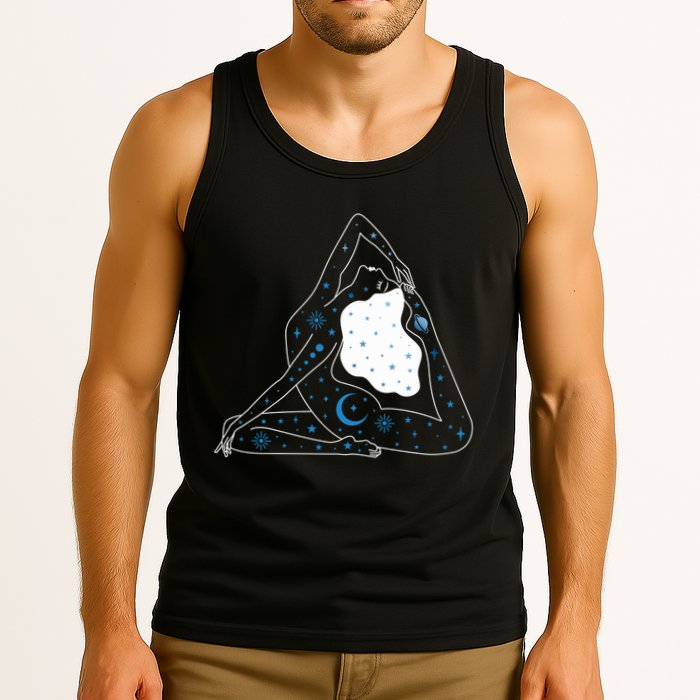 Boho Celestial Bodies Yoga Girl Tank Top