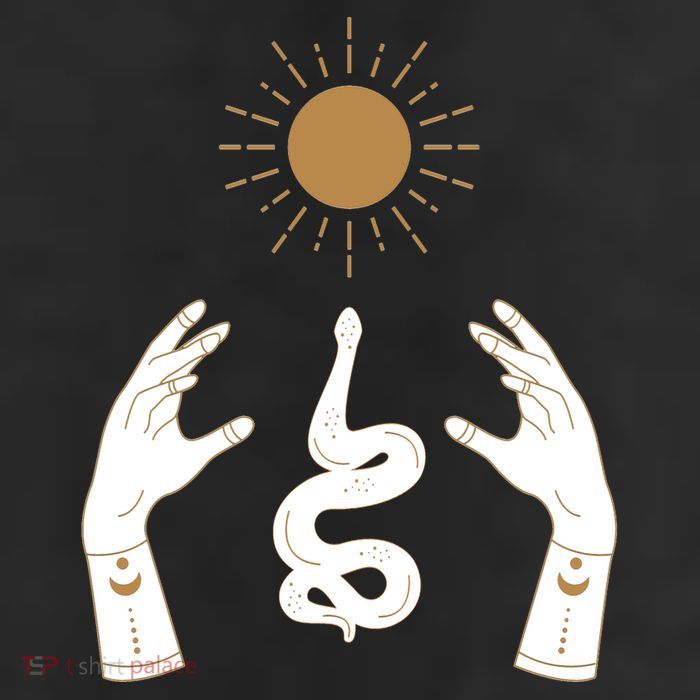 Boho Hands Reaching For The Sun Snake Cool Comfort Performance Bucket Hat