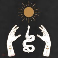 Boho Hands Reaching For The Sun Snake 11oz C Handle Ceramic Mug