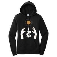 Boho Hands Reaching For The Sun Snake Women's Pullover Hoodie