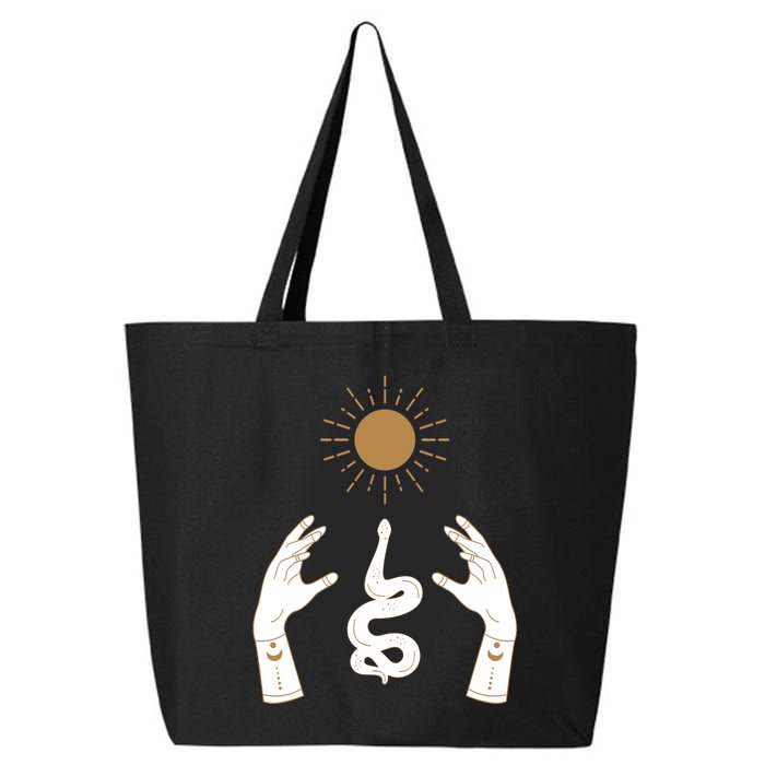 Boho Hands Reaching For The Sun Snake 25L Jumbo Tote