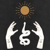 Boho Hands Reaching For The Sun Snake 25L Jumbo Tote