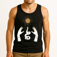 Boho Hands Reaching For The Sun Snake Tank Top