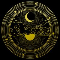 BoHo Moon and Sun Reflection Performance Shirt