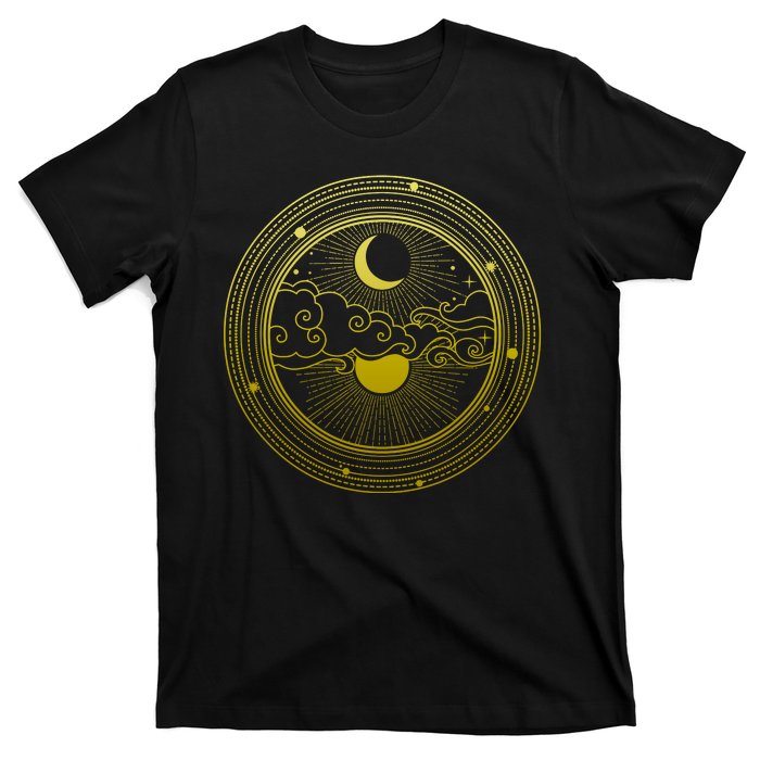 BoHo Moon and Sun Reflection T-Shirt