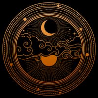 BoHo Moon and Sun Reflection Mug