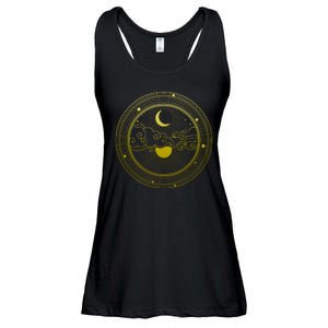 BoHo Moon and Sun Reflection Ladies Essential Flowy Tank