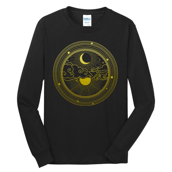 BoHo Moon and Sun Reflection Tall Long Sleeve T-Shirt