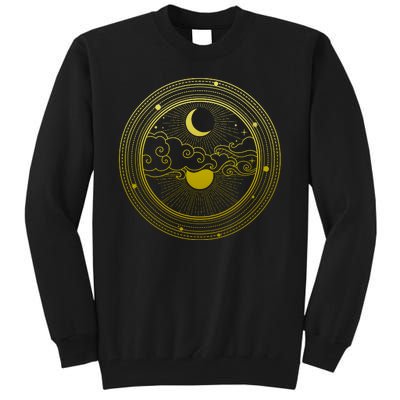 BoHo Moon and Sun Reflection Tall Sweatshirt