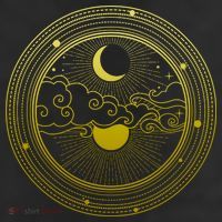 BoHo Moon and Sun Reflection 25L Jumbo Tote