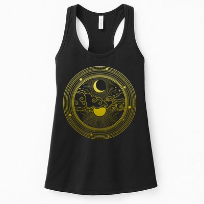 BoHo Moon and Sun Reflection Womens Tank Top