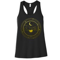 BoHo Moon and Sun Reflection Women's Racerback Tank