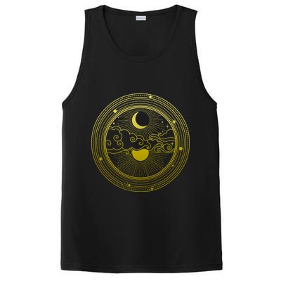 BoHo Moon and Sun Reflection PosiCharge Competitor Tank
