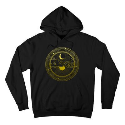 BoHo Moon and Sun Reflection Tall Hoodie