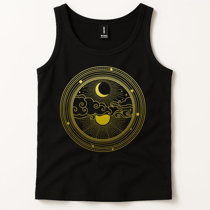 BoHo Moon and Sun Reflection Tank Top