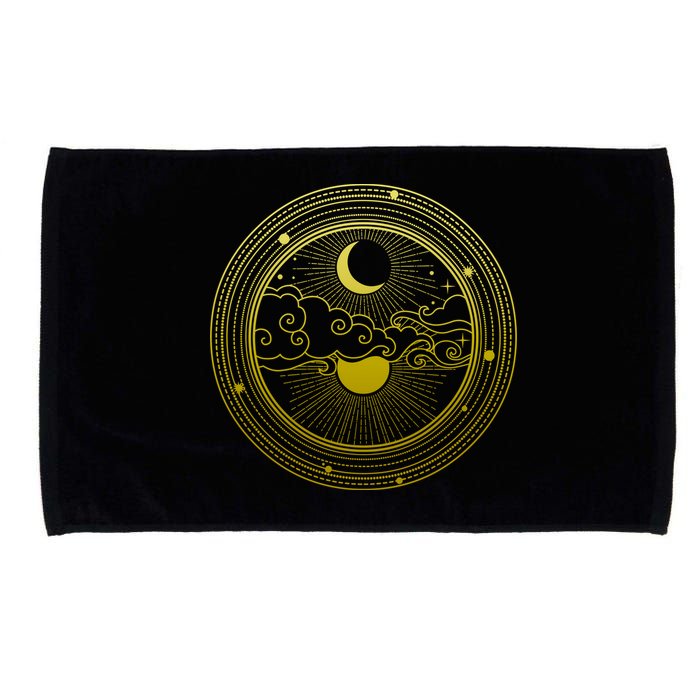 BoHo Moon and Sun Reflection Microfiber Hand Towel