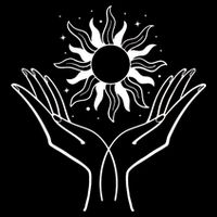 Boho Styled Hands Lifting Sun Spiritual Cooling Performance Crew T-Shirt