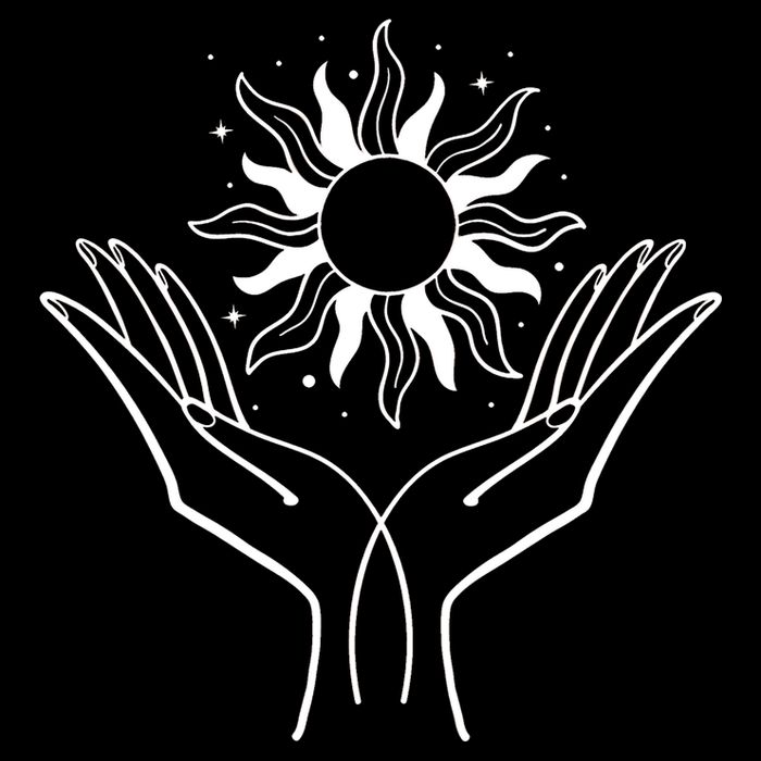 Boho Styled Hands Lifting Sun Spiritual Cooling Performance Crew T-Shirt