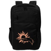 Boho Styled Open Palm Sun In Hand Impact Tech Backpack