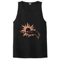 Boho Styled Open Palm Sun In Hand PosiCharge Competitor Tank