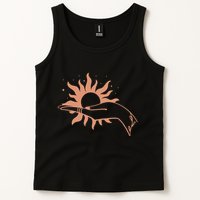Boho Styled Open Palm Sun In Hand Tank Top
