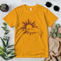 Boho Styled Open Palm Sun In Hand Premium T-Shirt