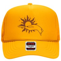 Boho Styled Open Palm Sun In Hand Hat