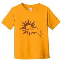 Boho Styled Open Palm Sun In Hand Toddler T-Shirt