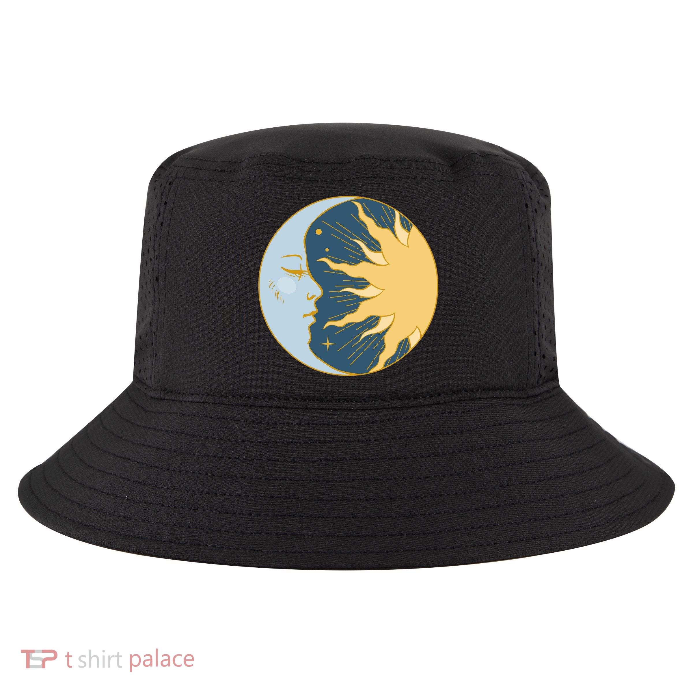Boho Sun And Moon Cool Comfort Performance Bucket Hat