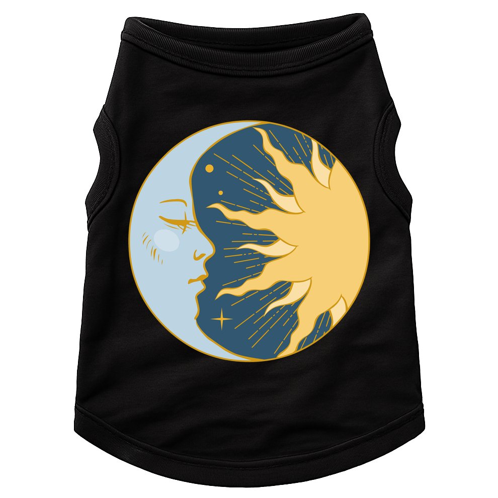 Boho Sun And Moon Doggie Tank