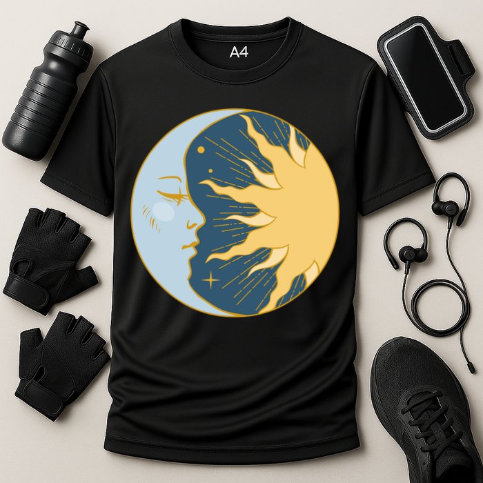 Boho Sun And Moon Performance Shirt