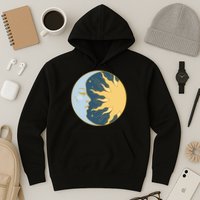 Boho Sun And Moon Hoodie
