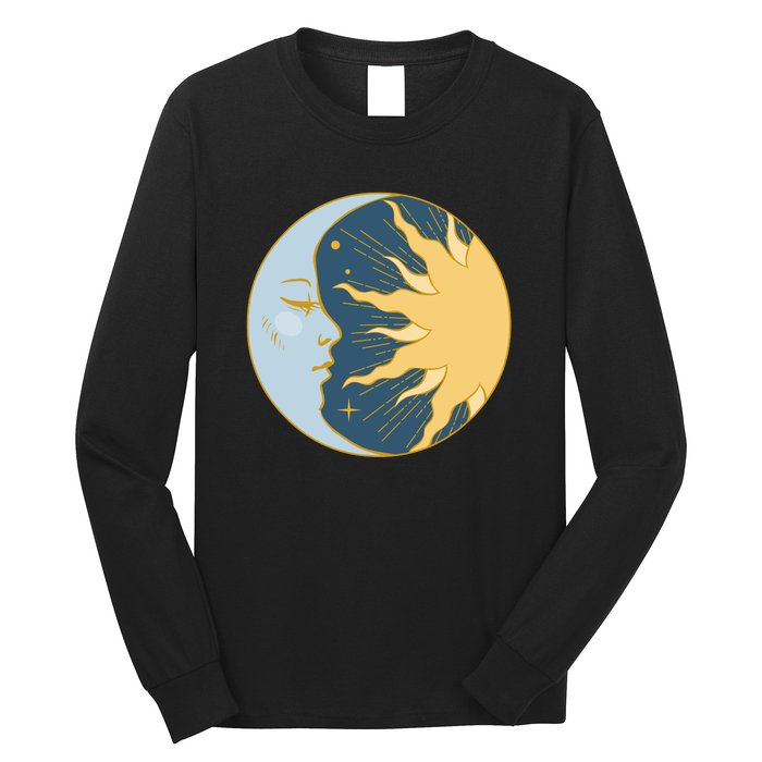 Boho Sun And Moon Long Sleeve Shirt