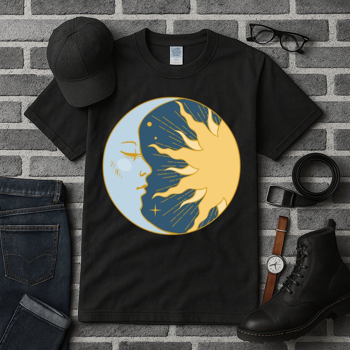 Boho Sun And Moon Tall T-Shirt