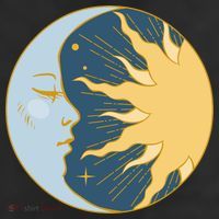 Boho Sun And Moon Adult Drive Performance Visor