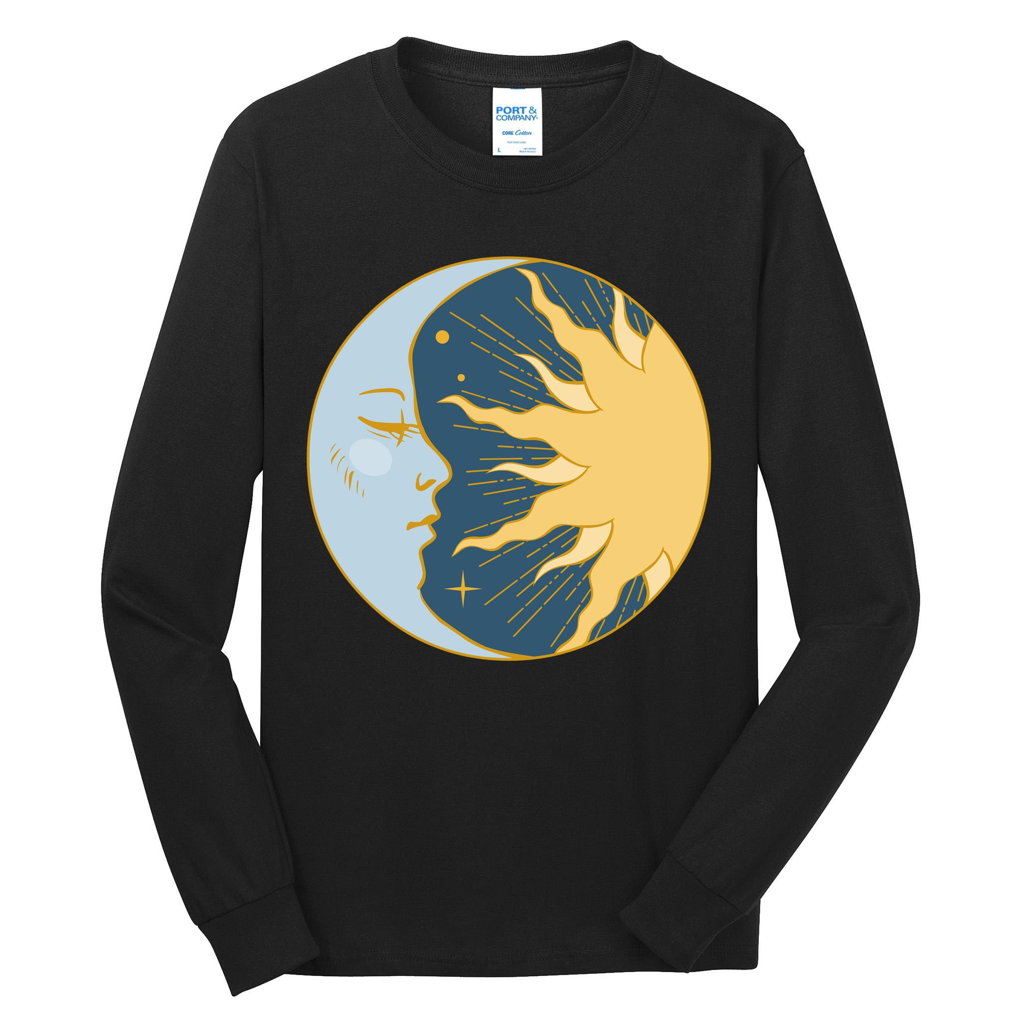 Boho Sun And Moon Tall Long Sleeve T-Shirt