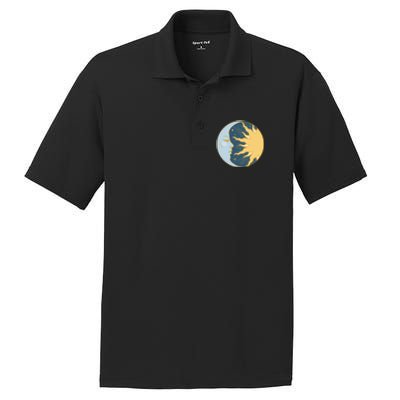 Boho Sun And Moon PosiCharge RacerMesh Polo